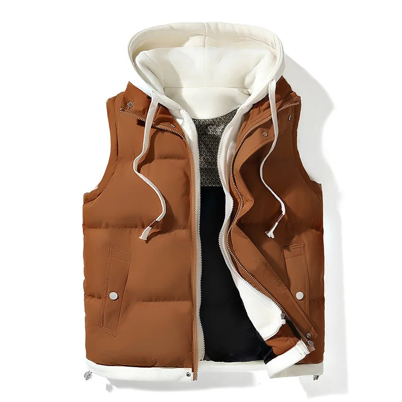 Ronan Men’s Soft Shell Hooded Gilet – Lightweight Insulated Vest