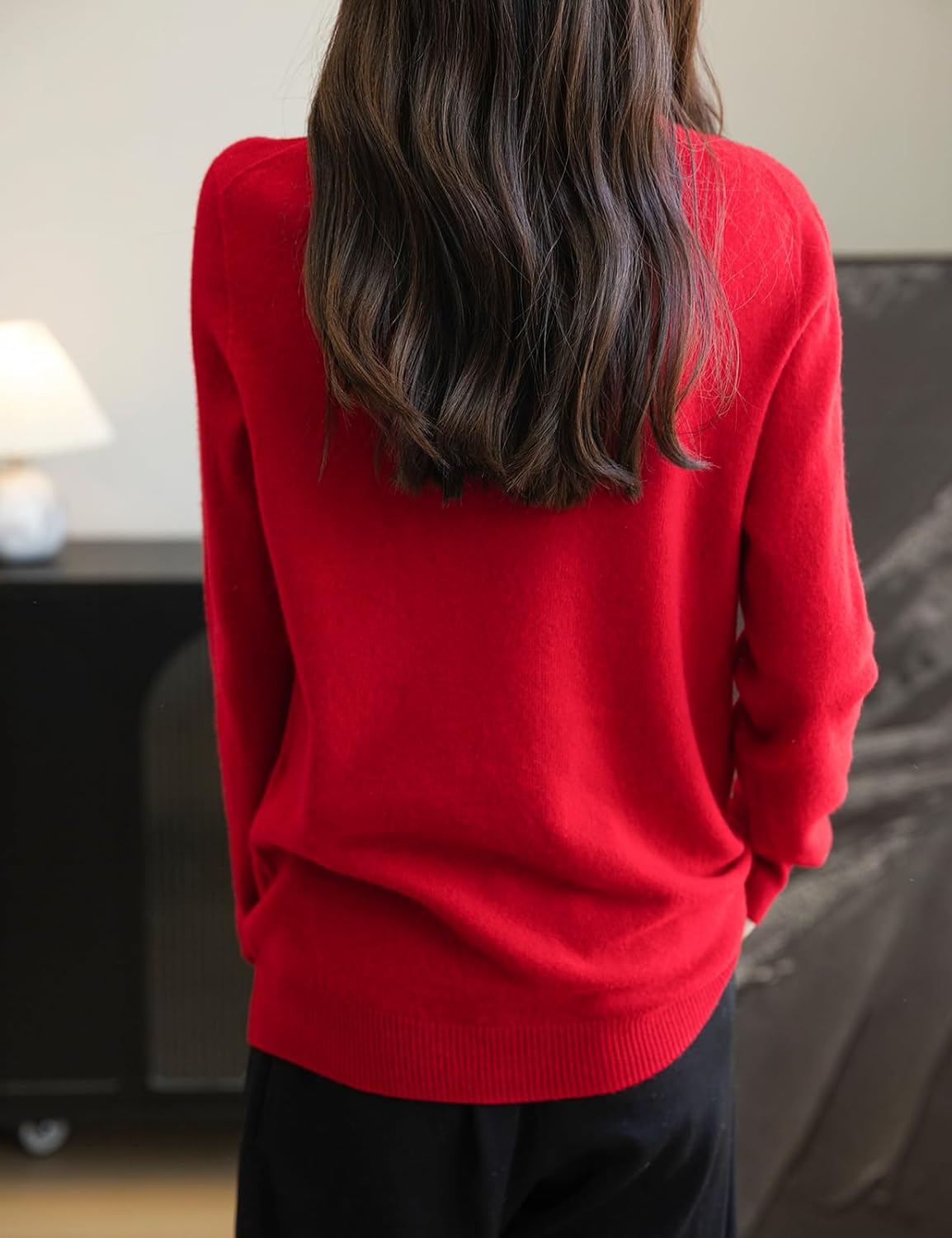 Elara Women’s Turtleneck Sweater – Merino Wool Seamless Knit Jumper