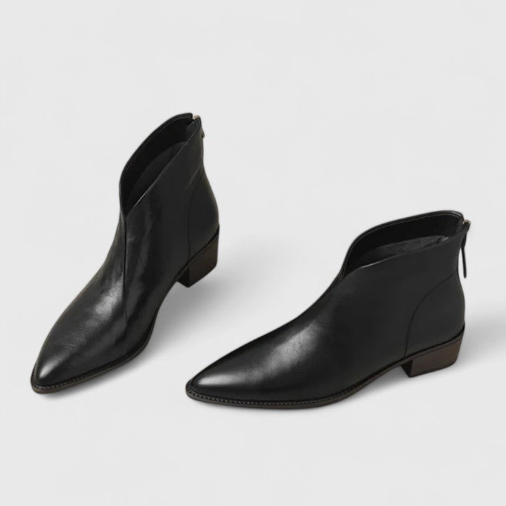 Claudia Women’s Ankle Boots – Low Heel Booties with Timeless Versatility