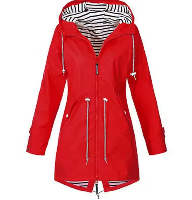 Gale Women's Waterproof Parka – Lightweight Hooded Jacket