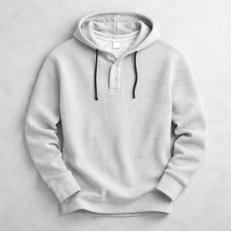 George Waffle Knit Hoodie