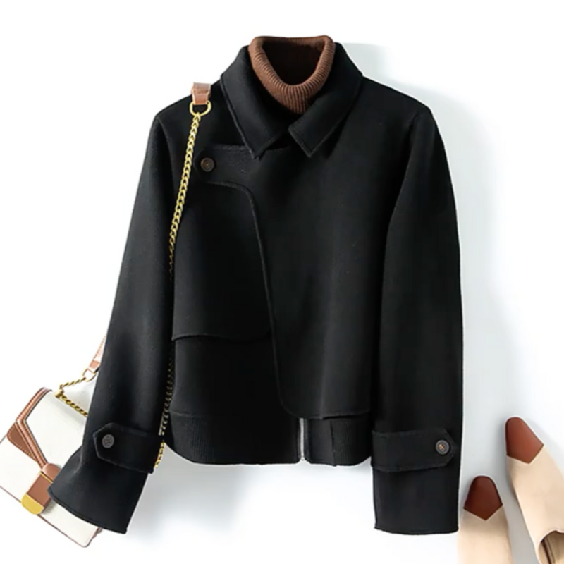 Celeste Women’s Wool Jacket – Cropped Tailored Design