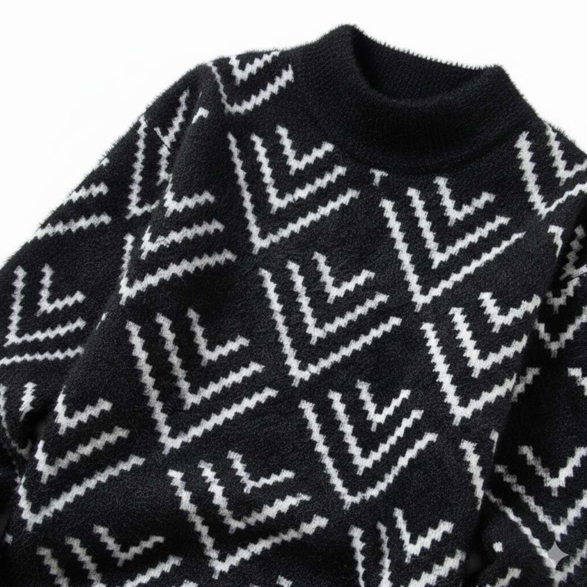 Isaac Men’s Knitted Jumper – Plush Soft Knit Crew Neck Sweater