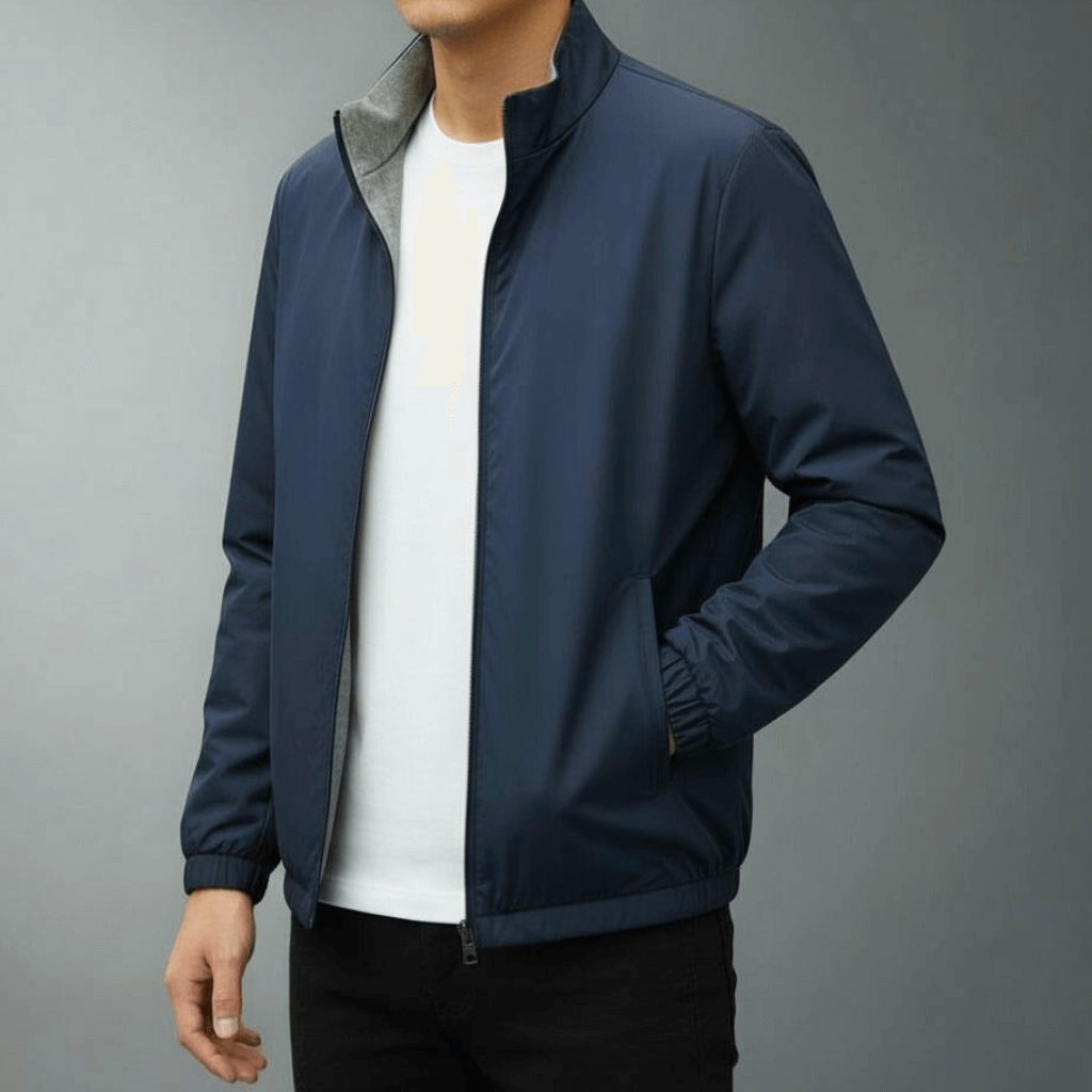 Lars Men’s Lightweight Jacket – Thermal Wind & Water Resistant with Fleece Lining