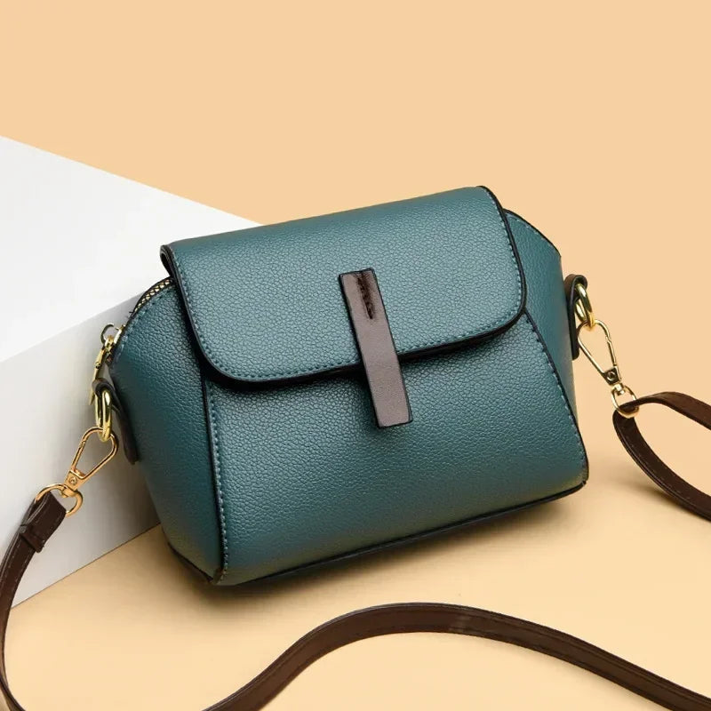 Giorgia Women's Mini Crossbody Bag – Pebbled Vegan Leather Compact Handbag