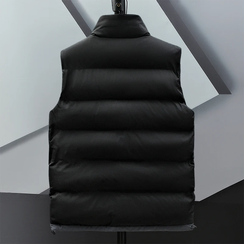 Liam Men’s Puffer Vest – Ultra-Lightweight Down-Vest with High Collar