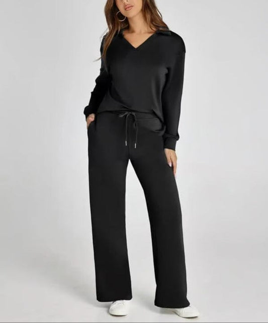 Nadine Matching Lounge Set – Soft Knit Cotton with Relaxed Fit