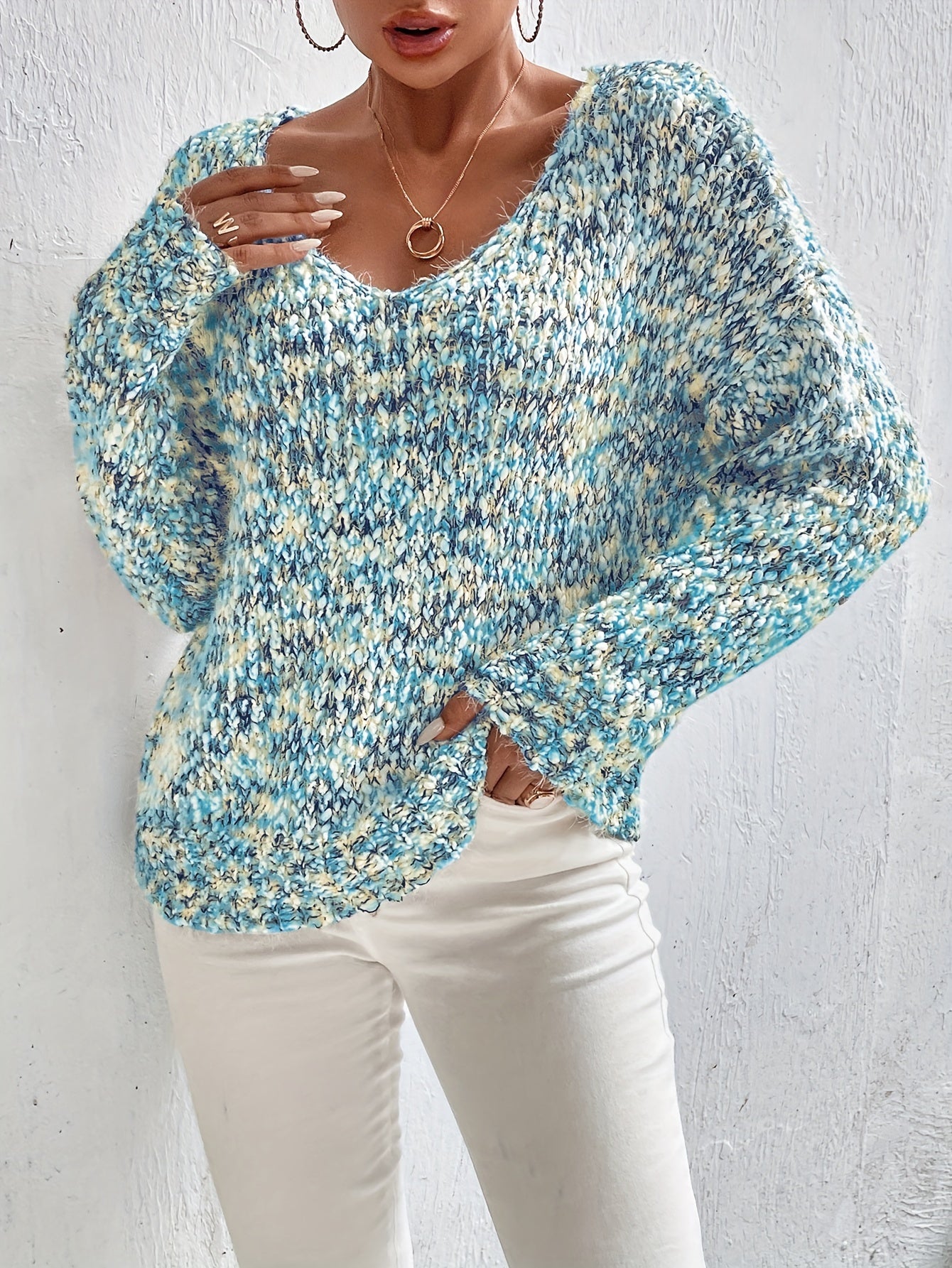 Mara Women’s Knit Sweater – Soft Cotton Blend Jumper