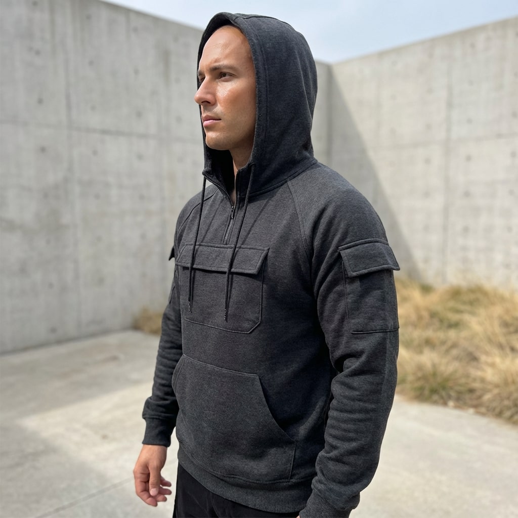 Crispin Men’s Hoodie Sweatshirts – Cotton Relaxed Fit Hoodies