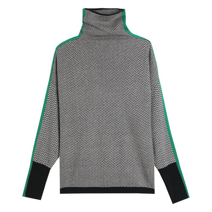 Sofia Women’s Turtleneck Sweater – Soft Polyester Knit in Regular Fit