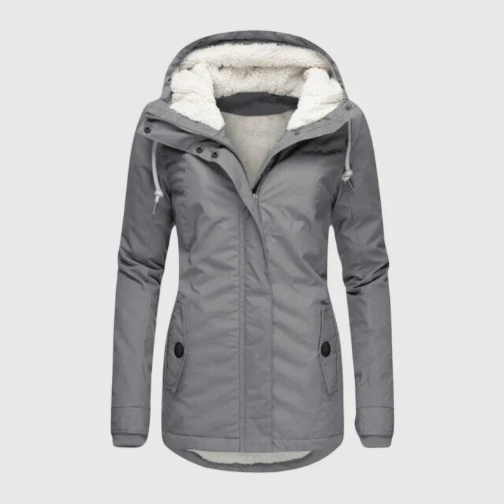 Rhea Women’s Winter Jacket – Quilted, Water-Resistant Outerwear
