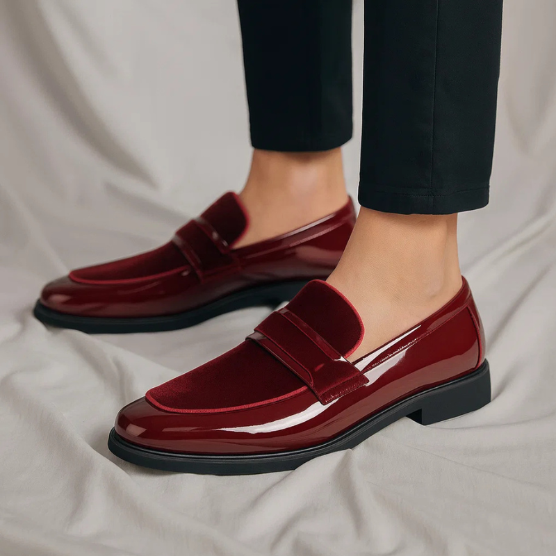 Federico Men’s Suede Leather Penny Loafers