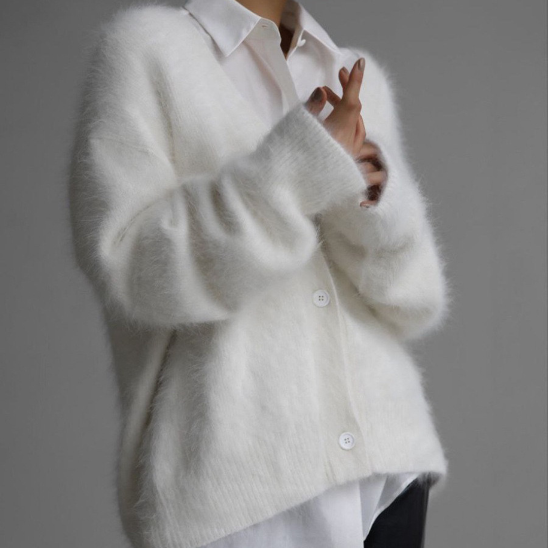 Elara Women's Cashmere Sweater – Luxuriously Soft Knit Cardigan