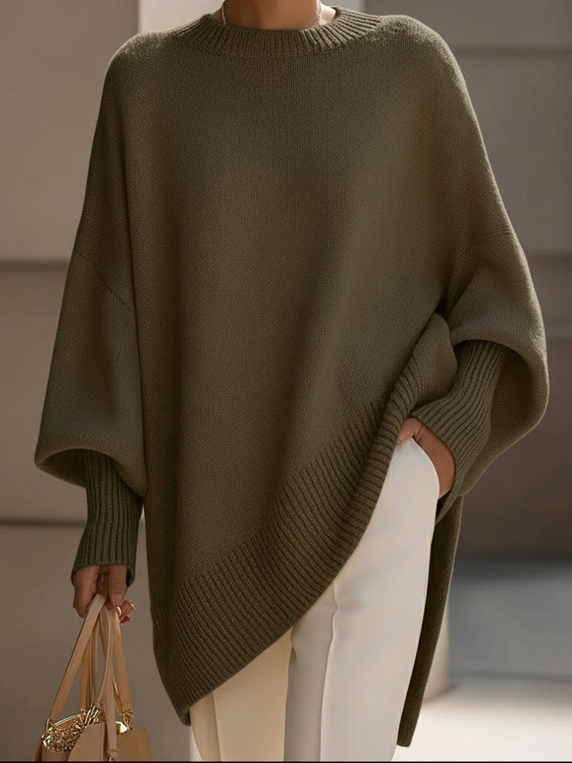 Morena Women’s Knitted Jumper – Soft Oversized Knit Sweater