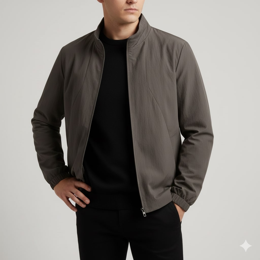 Elian Featherlight Windbreaker Jacket – Water Resistant Shell Lightweight Outerwear