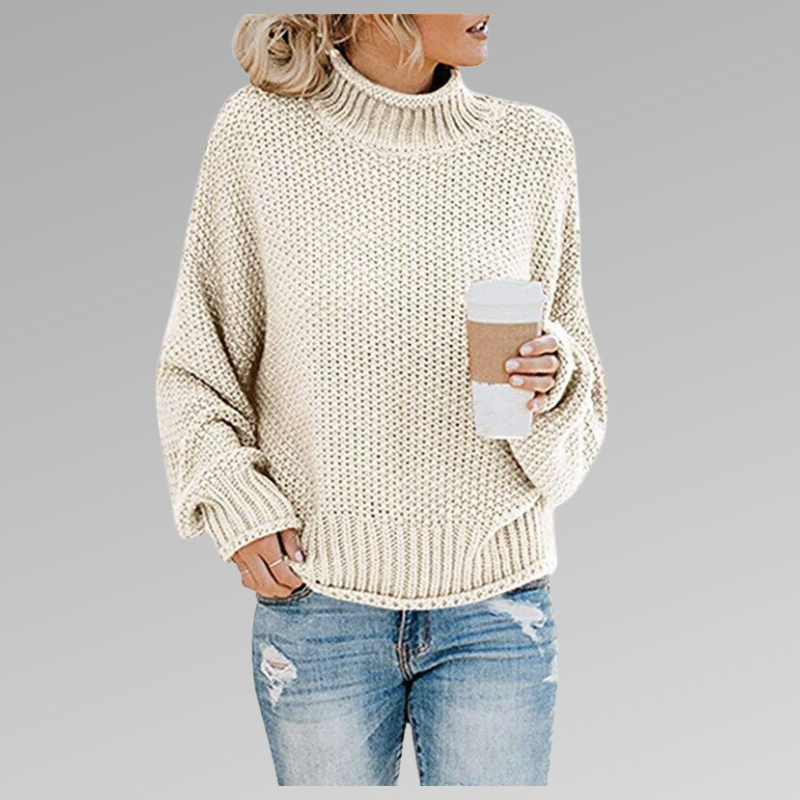 Julie Relaxed Knit Sweater – Premium Soft-Knit Pullover