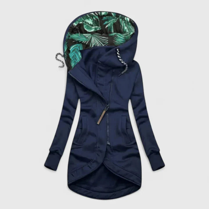 Silvia Women’s Hooded Jacket – Water-Repellent Outerwear