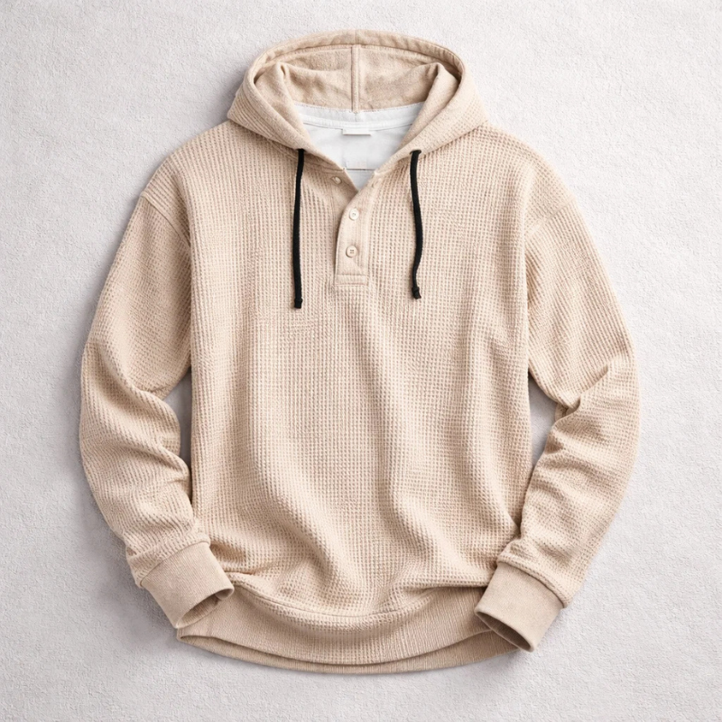 George Waffle Knit Hoodie