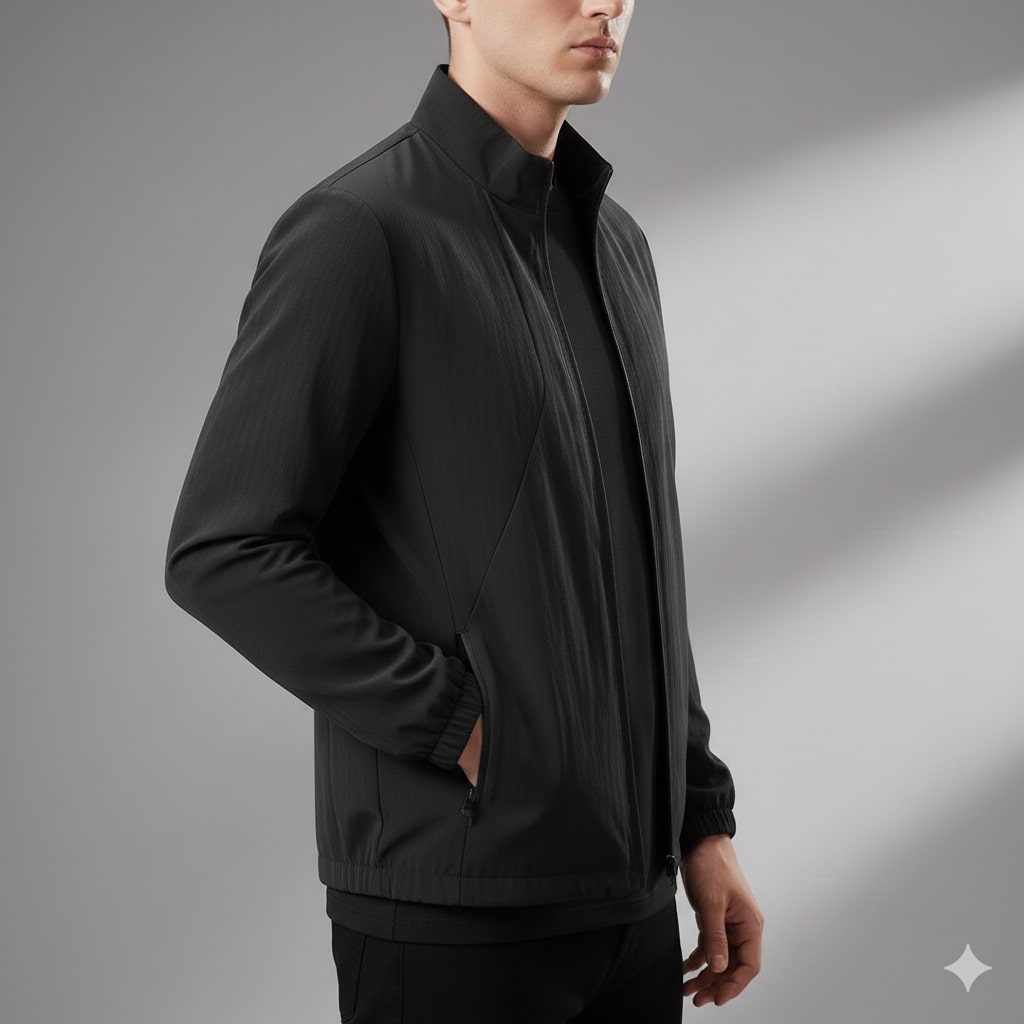 Elian Featherlight Windbreaker Jacket – Water Resistant Shell Lightweight Outerwear