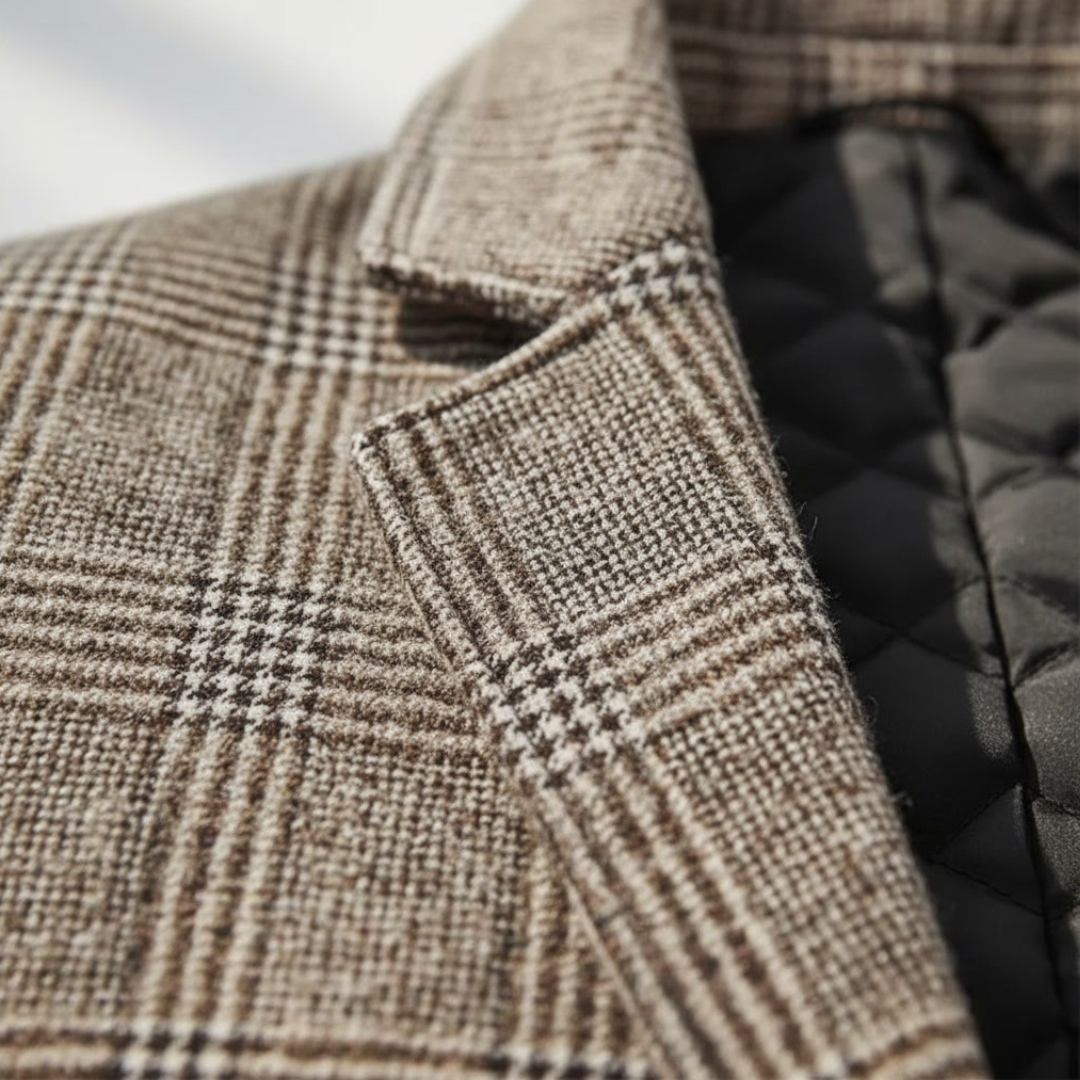 Romero Men’s Wool Overcoat – Tailored Men's Long Coat
