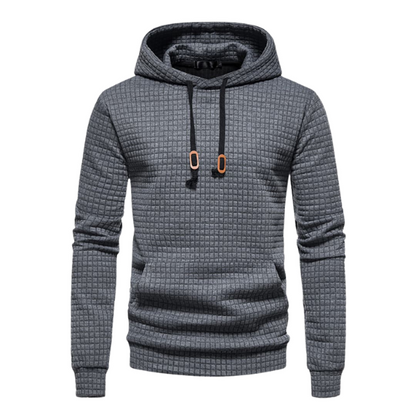 Samuel Hooded Knit Pullover – Textured Men's Sweater for Layering & Comfort