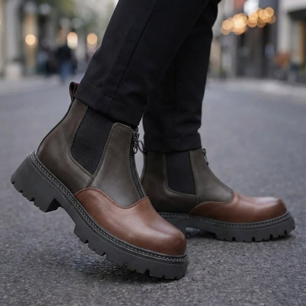 Charles Men’s Chelsea Boots – Premium Leather Shoes