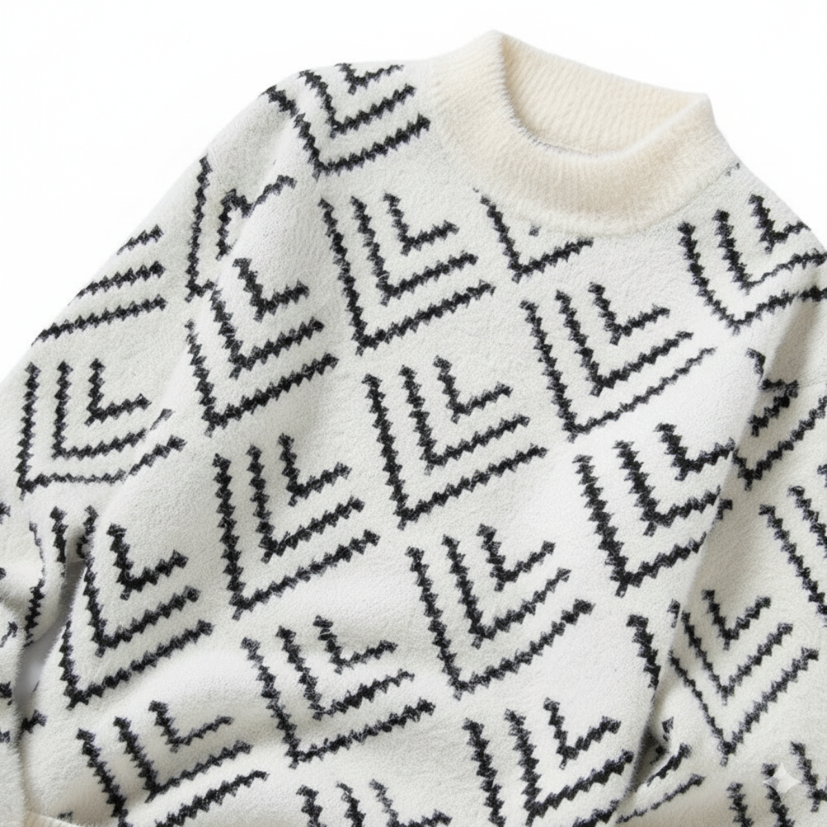 Isaac Men’s Knitted Jumper – Plush Soft Knit Crew Neck Sweater