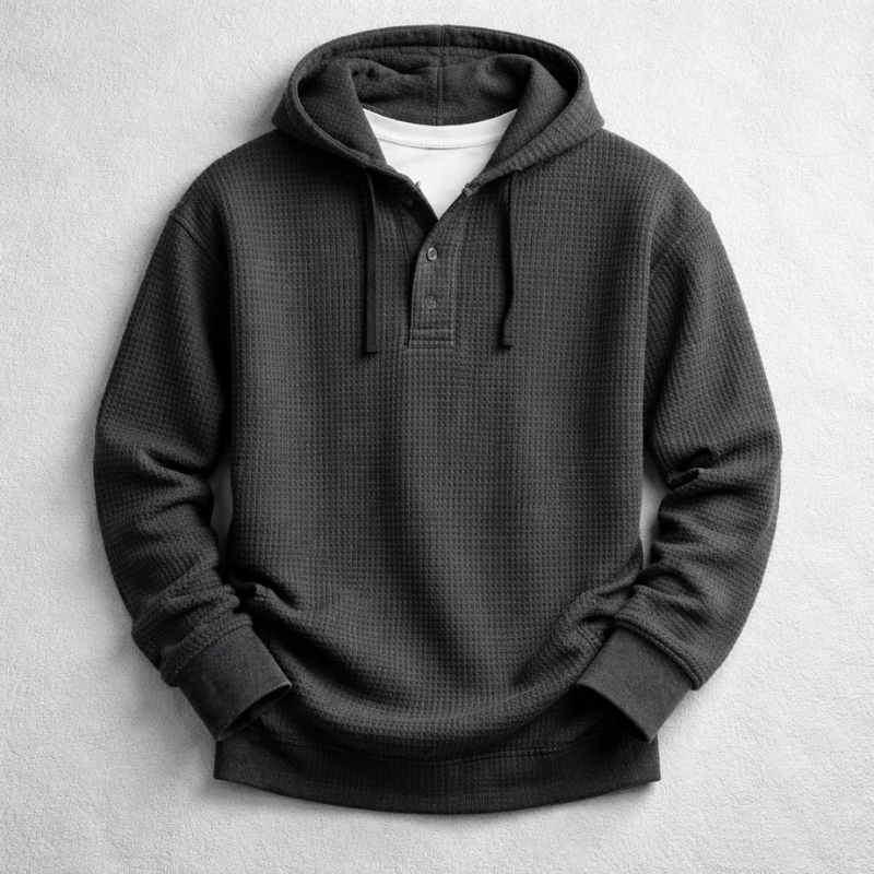 George Waffle Knit Hoodie