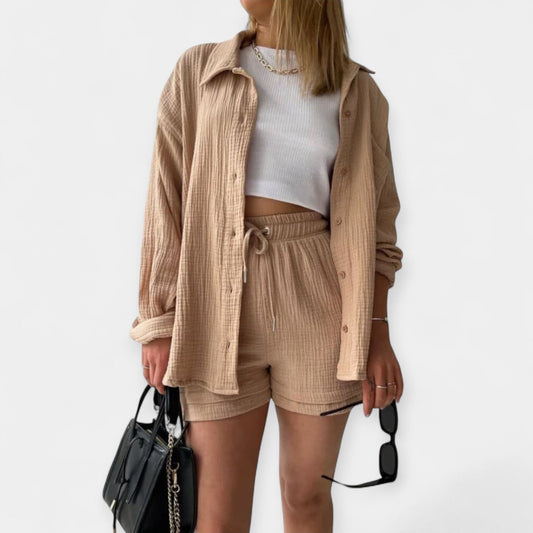 Yara Women’s Lounge Set – Lightweight Summer Co-ord with Relaxed Fit
