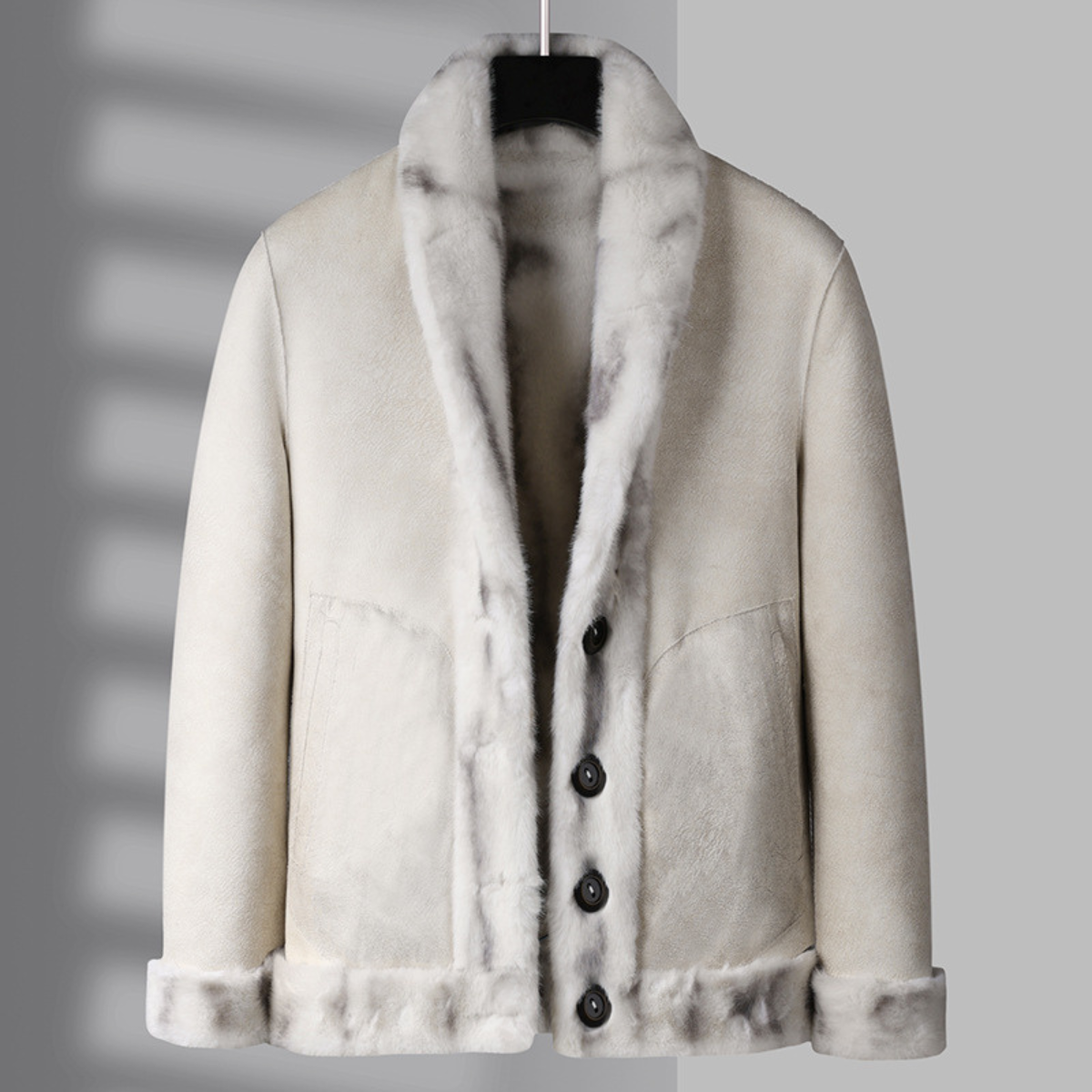 Dante Men’s Fur Coat – Tailored Soft Winter Jacket