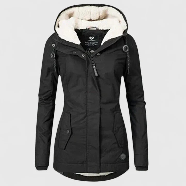 Rhea Women’s Winter Jacket – Quilted, Water-Resistant Outerwear