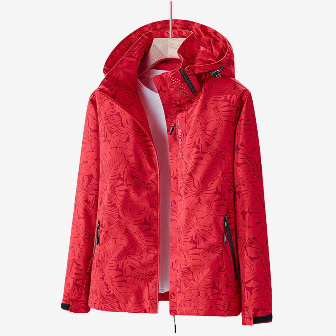 Noemi Women’s Lightweight Jacket – Wind Rainproof Outerwear with Adjustable Hood