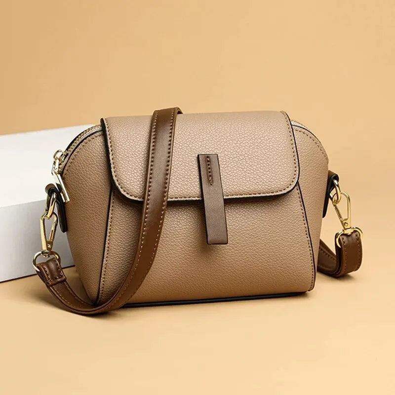 Giorgia Women's Mini Crossbody Bag – Pebbled Vegan Leather Compact Handbag