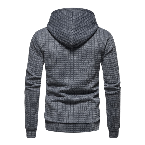 Samuel Men’s Hooded Pullover – Textured Knit Hoodie Sweater