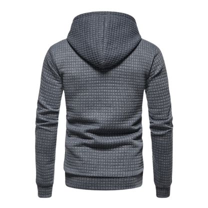 Samuel Hooded Knit Pullover – Textured Men's Sweater for Layering & Comfort