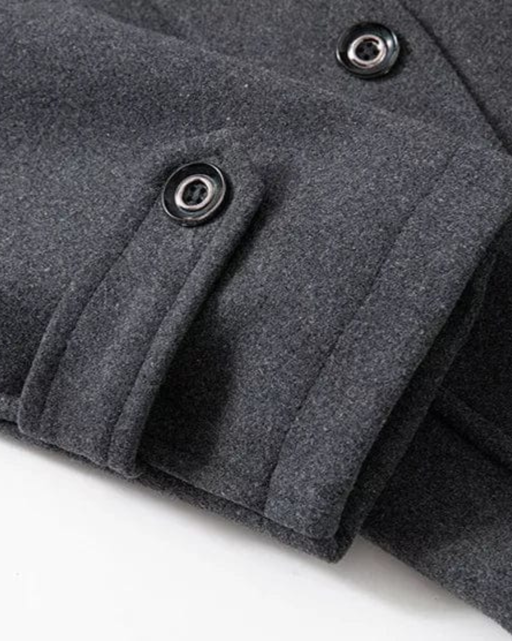 Leonard Men’s Winter Coat – Tailored Long Wool Overcoat