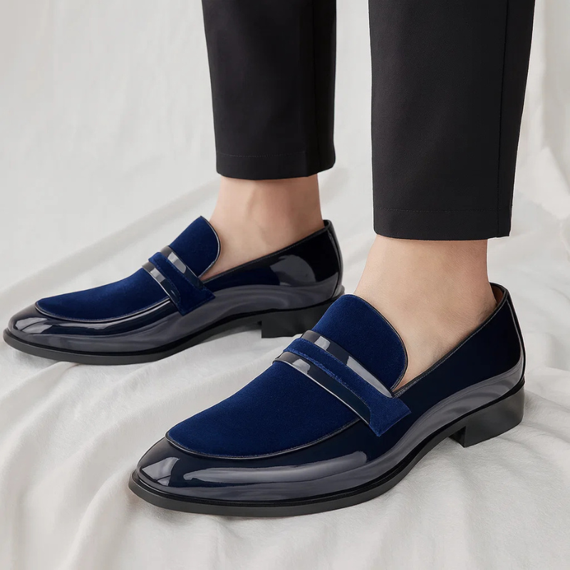 Federico Men’s Suede Leather Penny Loafers