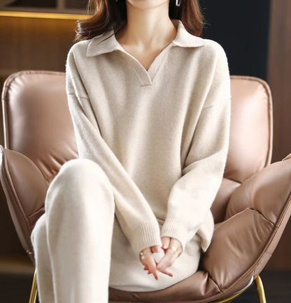 Cristy Cashmere Lounge Set – Premium Soft Relaxed Fit Loungewear