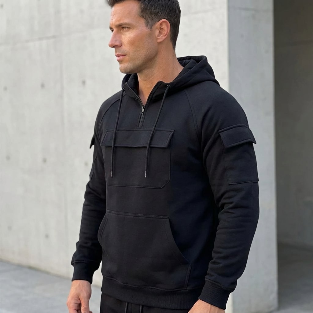 Crispin Men’s Hoodie Sweatshirts – Cotton Relaxed Fit Hoodies