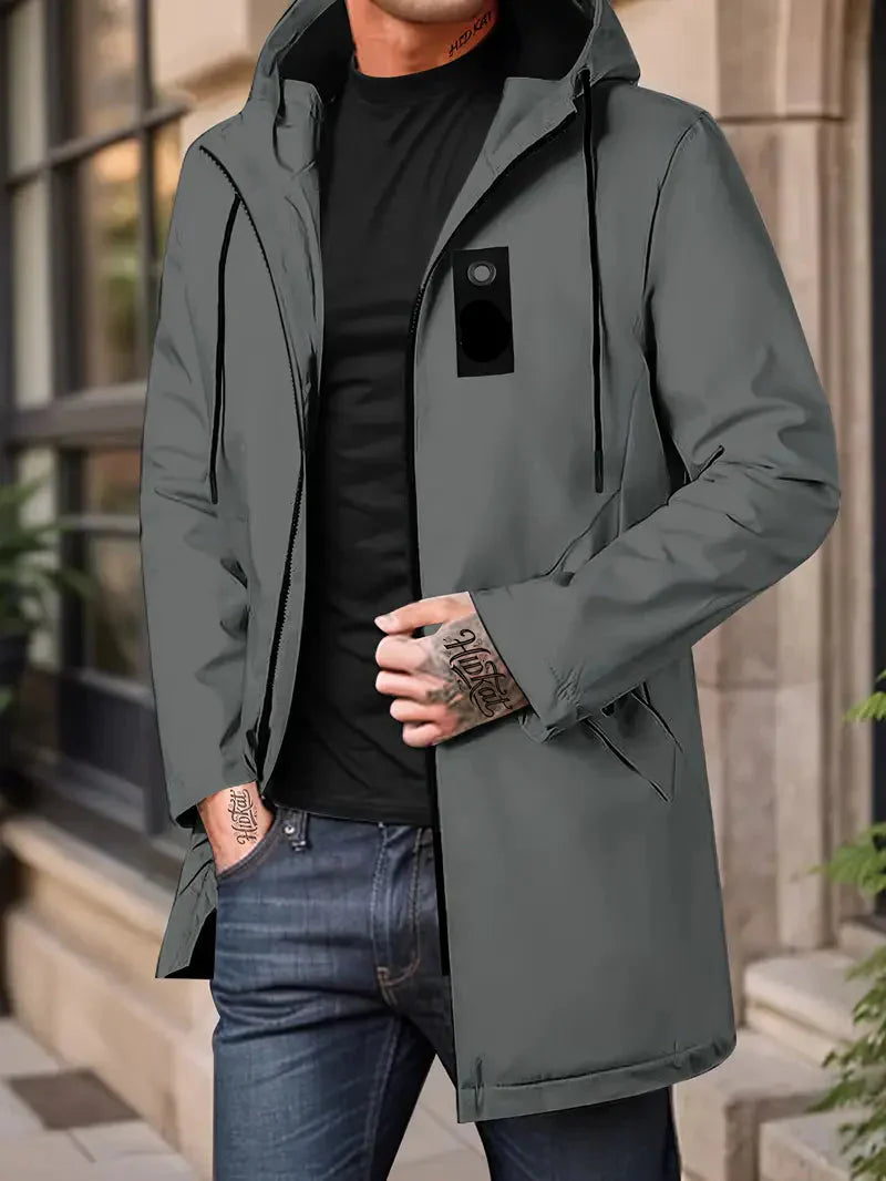 Dublin Men’s Hooded Windbreaker Jacket – Lightweight Weather-Resistant Jacket