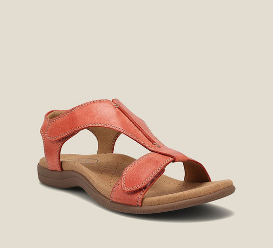 Eliaza Women’s Leather Support Sandals – Genuine Leather with Supportive Fit