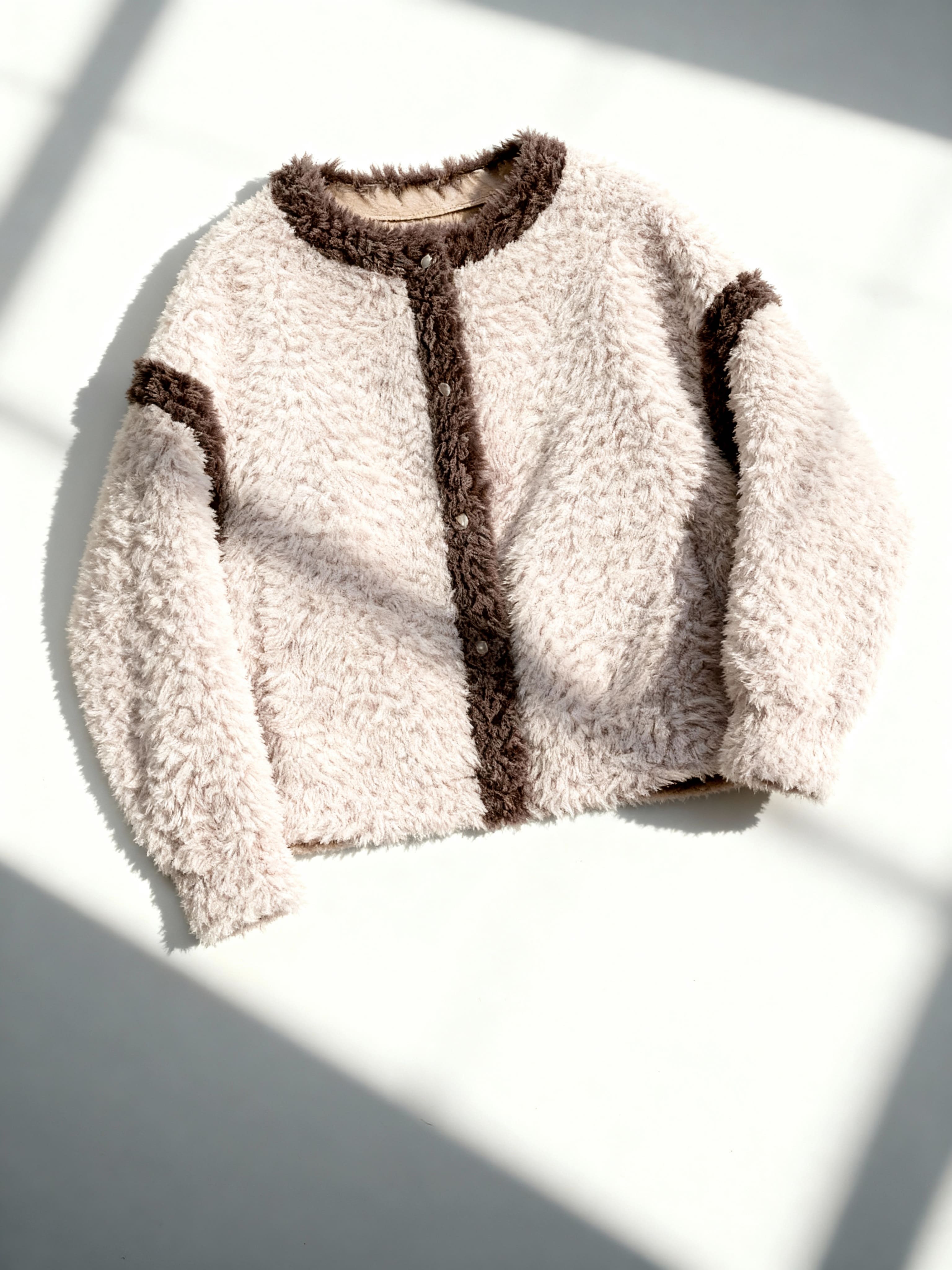 Winslow Women’s Sherpa Jacket – Plush Fleece with Contrast Trim