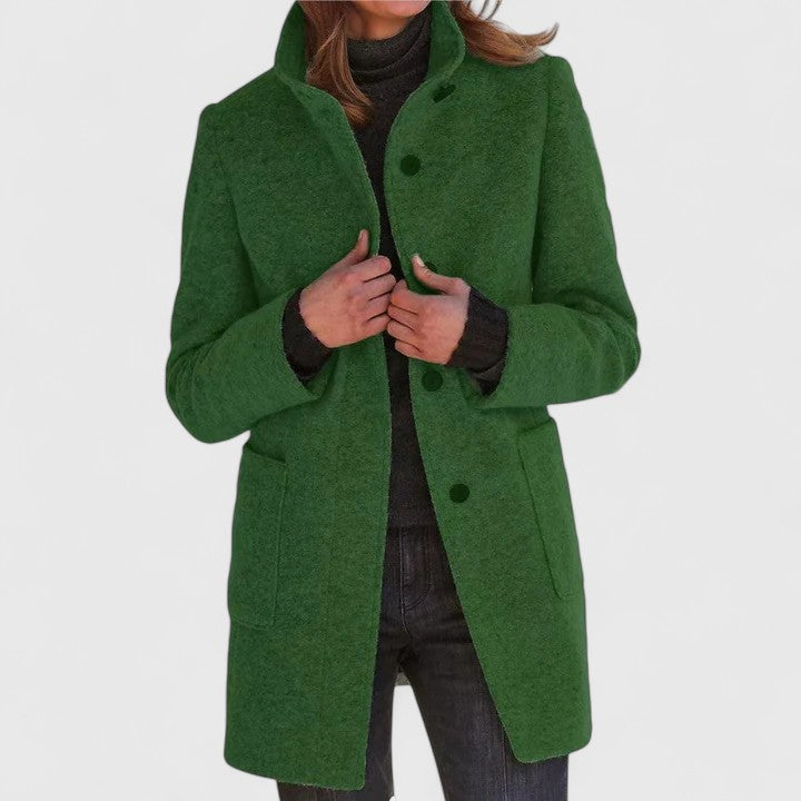 Eloiza Wool Blend Women’s Coat – Tailored Winter Jacket