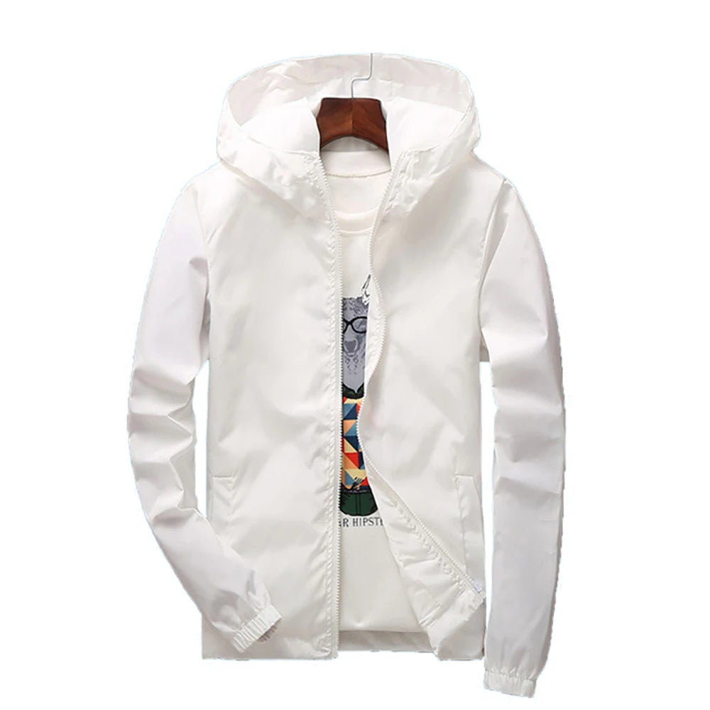 Axelair Unisex Hooded Windbreaker – Lightweight Water-Resistant Shell