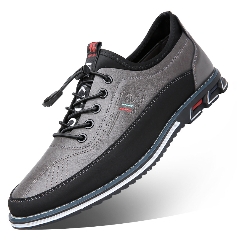 Hugo Men’s Leather Shoes – Eco Leather Barefoot with Waterproof Finish
