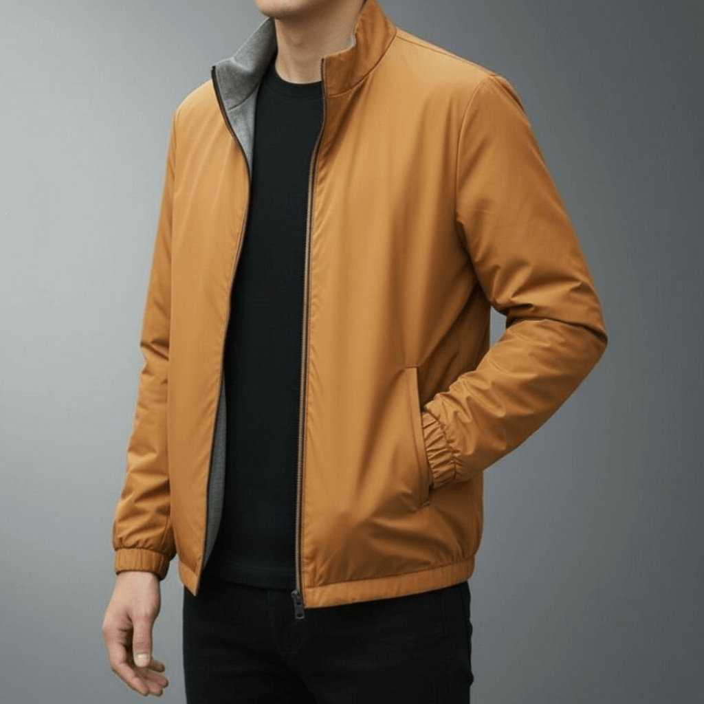 Lars Men’s Lightweight Jacket – Thermal Wind & Water Resistant with Fleece Lining