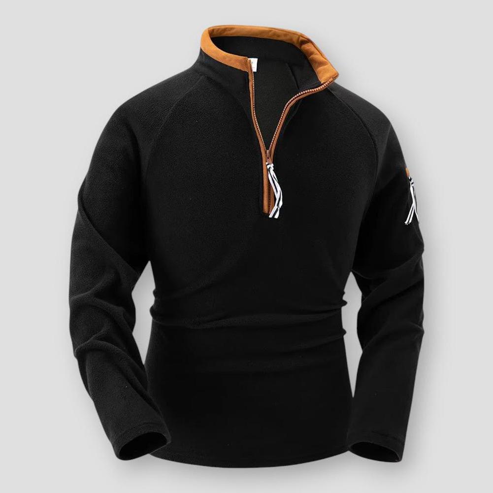Lorenzo Men’s Half-Zip Sweatshirt – Soft Fleece Jumper