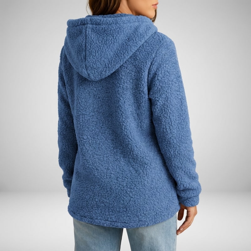 Xanthe Women’s Jacket –  Relaxed Fit Angled Zip-Up Jacket