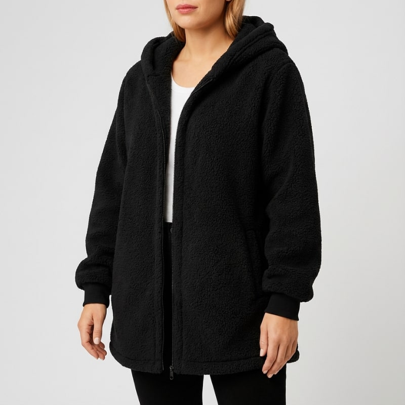 Amahle Women’s Teddy Coat – Plush Fleece Jacket