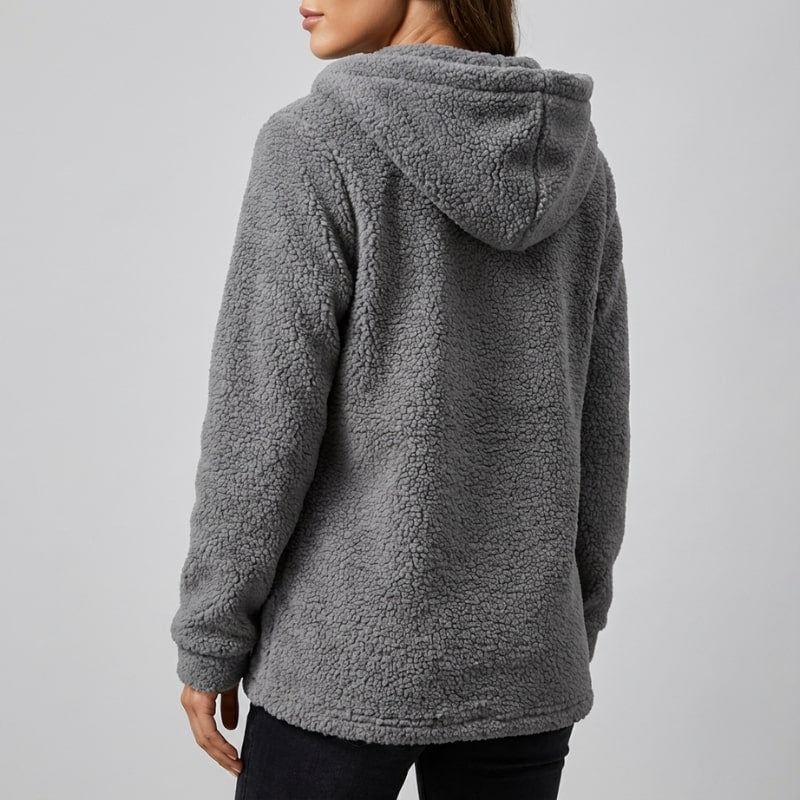 Xanthe Women’s Jacket –  Relaxed Fit Angled Zip-Up Jacket
